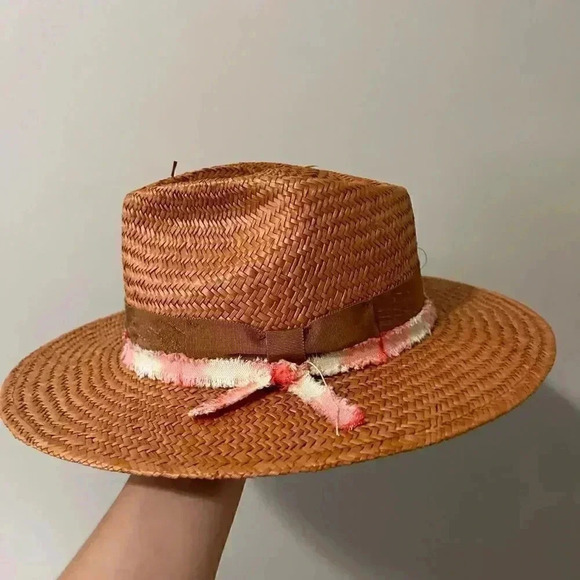 NWT WYETH HUSTON PANAMA HAT BOHO/FESTIVAL - Picture 5 of 8